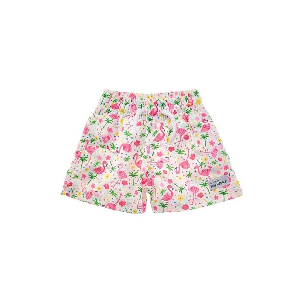 Flap Happy Girls Flamingo Party Short